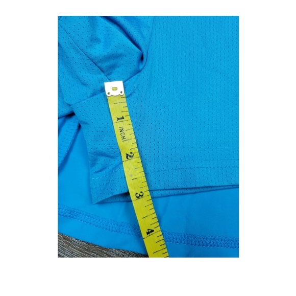 New  BlevonH Flouncy Turquoise Tennis Skirt M - Picture 11 of 12